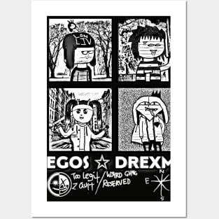 W3IRD GVNG ''EGOS + DREXMS'' Posters and Art